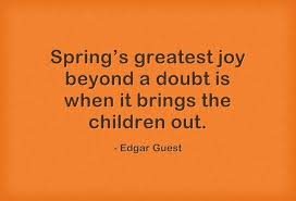 Spring and Children